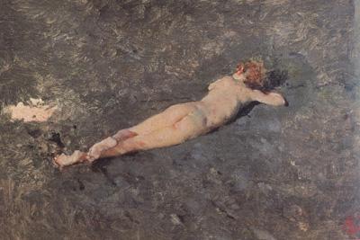Nude on the Beach at Portici (nn02), Marsal, Mariano Fortuny y